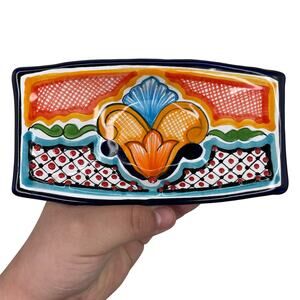 Talavera Pottery Small trinket dish ring holder Made in Puebla, Mexico